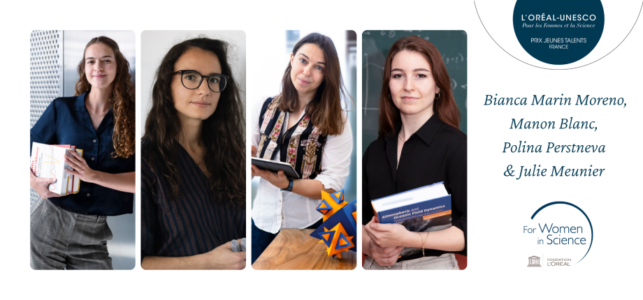 Four researchers from the Institut Polytechnique de Paris receive the L'Oréal-UNESCO For Women in Science Young Talents Award 2025