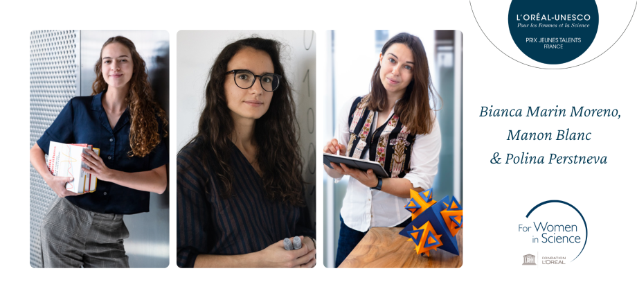 Three researchers from the Institut Polytechnique de Paris receive the L'Oréal-UNESCO For Women in Science Young Talents Award 2025