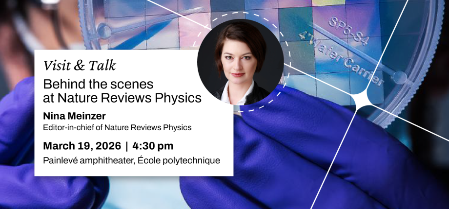 Visit & Talk | Nina Meizner, Editor-in-chief of Nature Reviews Physics